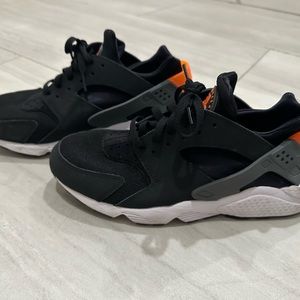 Nike Air Huarache 'Black Safety Orange’ Sneakers